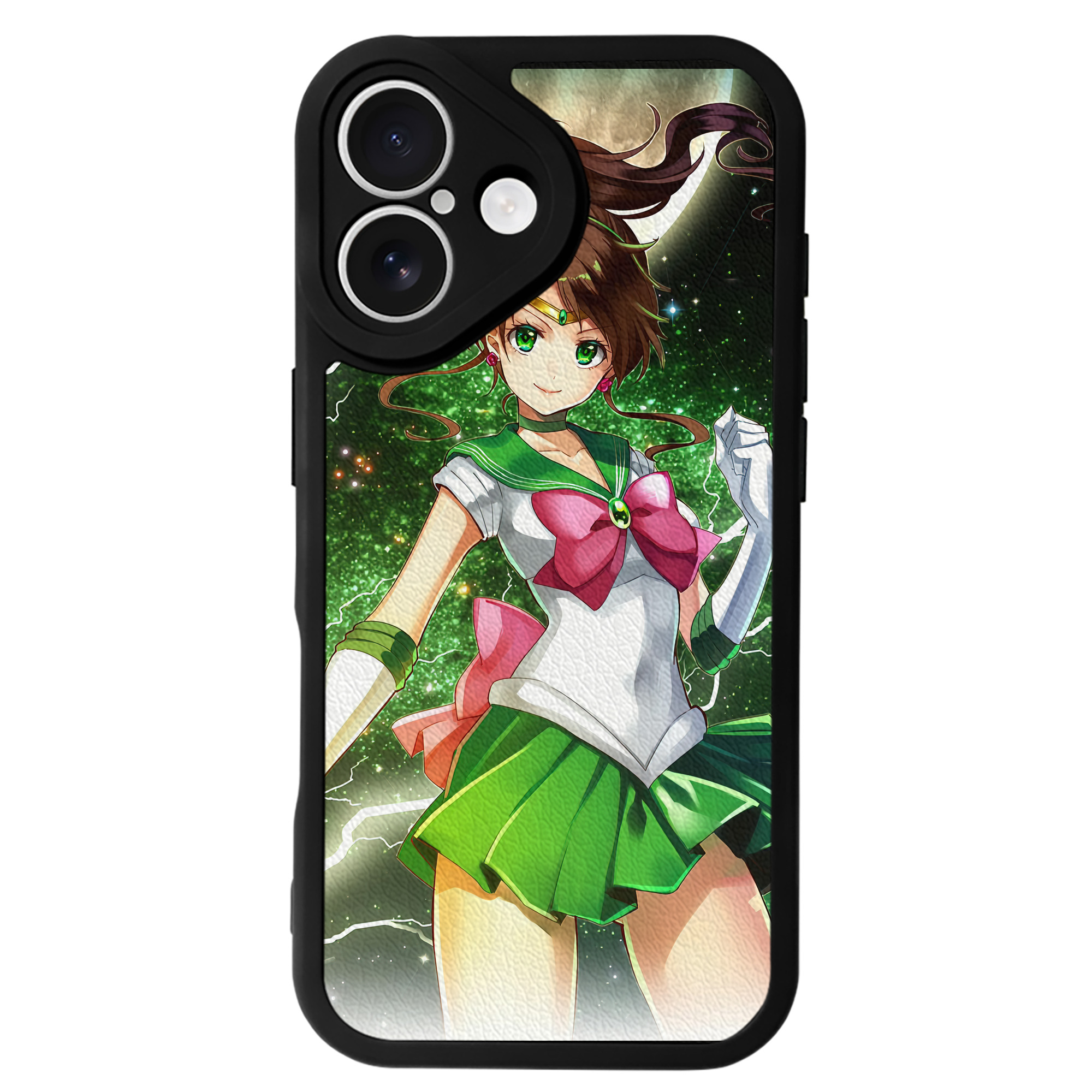 （画像用） 美少女戦士セーラームーン Sailor Moon 【iPhone 16シリーズ対応】シリコンスマホケース（レザー調） 材質：シリコン